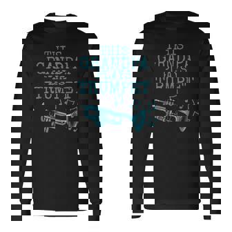 このおじいちゃんはトランペットを演奏し、トランペッター金管音楽家です 長袖Tシャツ - Kawaiitshirt