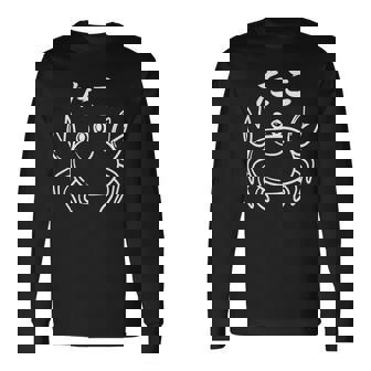 たこ カニ 面白い 長袖tシャツ 長袖Tシャツ - Kawaiitshirt