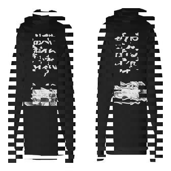 やる気スイッチ故障中 ダックスフンド グッズ 犬 おもしろ 面白い ネタ 笑える 和風 鳥獣戯画 長袖Tシャツ - Kawaiitshirt