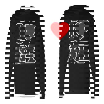 アイラブ・埼玉（I Love ハート）Big 大きな文字【47都道府県】Jimo-T ジモティ お土産 長袖Tシャツ - Kawaiitshirt