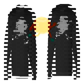 アイロニック・オレンジ・ランニング・マラソン・ホビーランナー 長袖Tシャツ - Kawaiitshirt