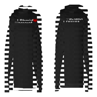 アイ・ハート・ラフマニノフ 長袖Tシャツ - Kawaiitshirt