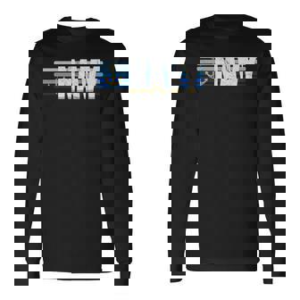 アメリカ海軍レトロ 長袖tシャツ 長袖Tシャツ - Kawaiitshirt