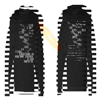 アンドロメダ銀河とバックsf宇宙へ愛してる 長袖Tシャツ - Kawaiitshirt