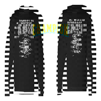 アームレスリングチャンピオン アームレスリング 長袖Tシャツ - Kawaiitshirt