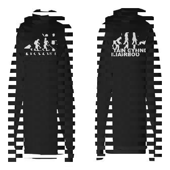 イタリアン・グレイハウンド・エボリューション 長袖Tシャツ - Kawaiitshirt