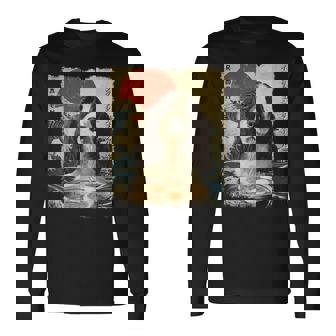 イングリッシュスプリンガー・スパニエル 英語 スプリンガー スパニエル 犬 ラーメン 長袖Tシャツ - Kawaiitshirt