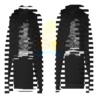 オクトーバーフェスト 猫 ドイツビール 長袖tシャツ 長袖Tシャツ - Kawaiitshirt