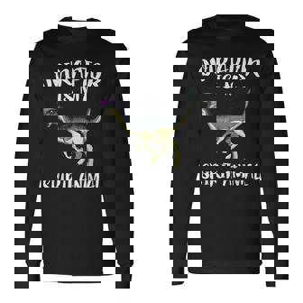 オビラプトルは俺の精霊動物恐竜好き 長袖Tシャツ - Kawaiitshirt