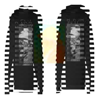 オーギュスト・ルノワール自画像 長袖Tシャツ - Kawaiitshirt