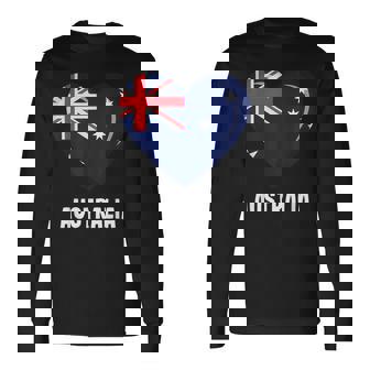 オーストラリアの国旗 長袖Tシャツ - Kawaiitshirt
