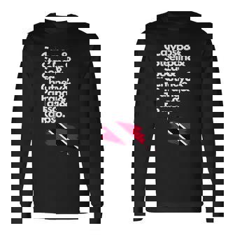 カリプソ スティールパン ソカ チャツネ パラン タッサ ラプソ トリニダード 長袖Tシャツ - Kawaiitshirt