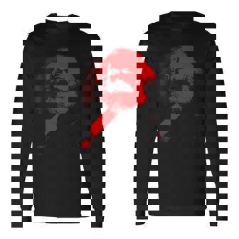 カール・マルクス哲学者哲学共産主義者 長袖Tシャツ - Kawaiitshirt