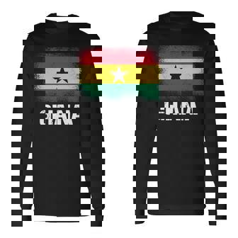 ガーナの旗 ガーナ 長袖tシャツ 長袖Tシャツ - Kawaiitshirt