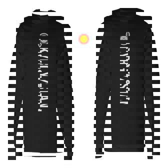 キルギス国旗 縦 長袖Tシャツ - Kawaiitshirt