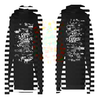 クリスマス サンタ クリスマスツリー レディース キッズ メンズ ダンス かわいい トップス プリント コスチューム 長袖Tシャツ - Kawaiitshirt