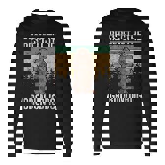 グラウンド・ホッグ Respect The Groundhog 長袖Tシャツ - Kawaiitshirt