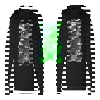 グリーン グミベア 長袖Tシャツ - Kawaiitshirt