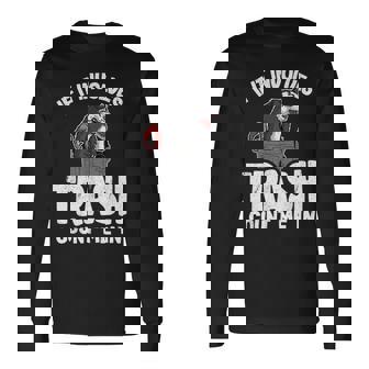 ゴミが関係するならオポッサムジョークでカウントしてくれポッサム 長袖Tシャツ - Kawaiitshirt