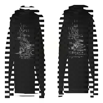 サックヤントタイタトゥーハヌマーン神話ヤントラタイギフト 長袖Tシャツ - Kawaiitshirt