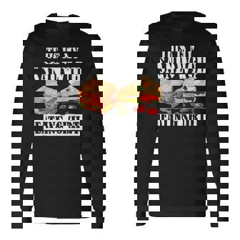 サンドイッチ服 This Is Myandwich Eating 長袖Tシャツ - Kawaiitshirt