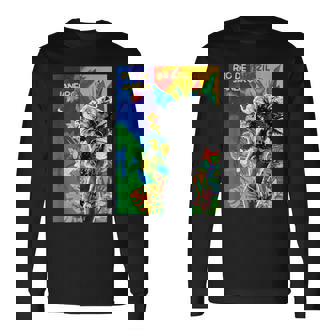 サンバダンサー ブラジル カーニバル リオデジャネイロ カラフル 長袖Tシャツ - Kawaiitshirt