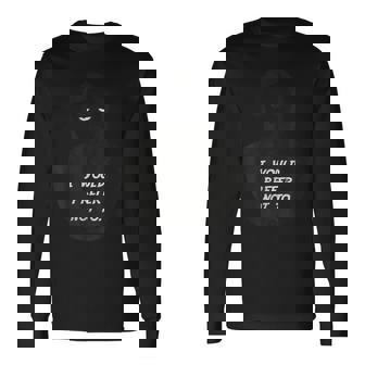 シャツは着たくない-ヴィンテージ・フィロソフィー・バートルビー 長袖Tシャツ - Kawaiitshirt