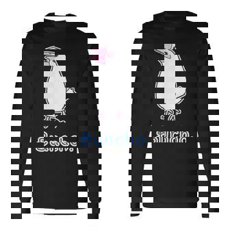 シロブンチョウ さん『トーク』白文鳥【どうぶつフレンズ】かわいい 動物 イラスト 長袖Tシャツ - Kawaiitshirt