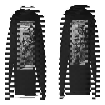 ジャクソン5ポップグループ マイケル・ジャクソン ロンドン 1977 長袖Tシャツ - Kawaiitshirt