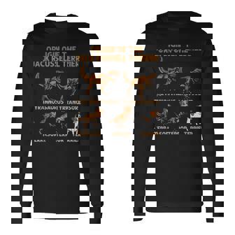 ジャック・ラッセル・テリア進化史犬の起源 長袖Tシャツ - Kawaiitshirt