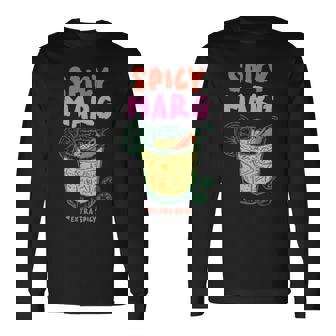 スパイシーマーグ エクストラスパイシーマルガリータカクテル 長袖Tシャツ - Kawaiitshirt