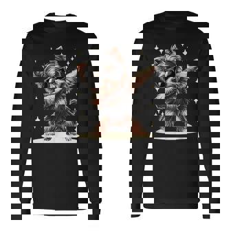 ダビング・ヨークシャー・テリア・ヨーキーズ・ヨーキー・ドッグ 長袖Tシャツ - Kawaiitshirt