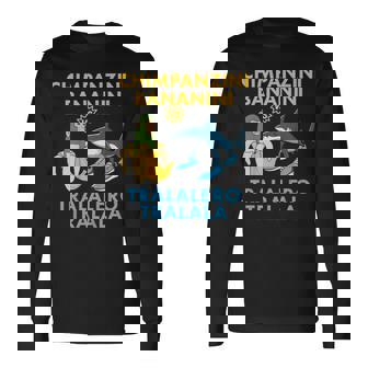 チンパンジーニ バナニーニs トララレロ トラララ 面白い 幼児向け 長袖Tシャツ - Kawaiitshirt