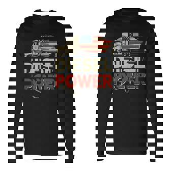 ディーゼルパワーシャツ ディーゼルトラックアクセサリー ディーゼル整備士 長袖tシャツ 長袖Tシャツ - Kawaiitshirt