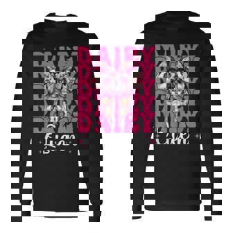 デイリークイーン 酪農家 牛 酪農 少女 ママ コケット 長袖Tシャツ - Kawaiitshirt