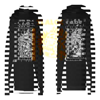 トラロック 雨の神 アステカの神 トラロック 長袖Tシャツ - Kawaiitshirt