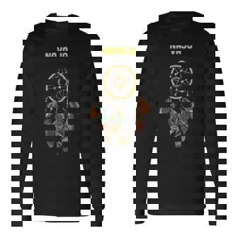 ナバホ族ネイティブアメリカン インディアン レトロ ドリームキャッチャー 長袖Tシャツ - Kawaiitshirt