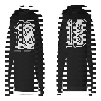 ナンバー18 シャツ 長袖Tシャツ - Kawaiitshirt
