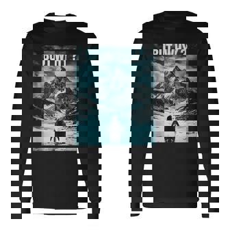 ニヒリストペンギンがなぜニヒリストペンギンなのか 長袖Tシャツ - Kawaiitshirt