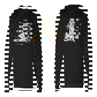 ニホンザル 感謝祭2026 長袖Tシャツ - Kawaiitshirt