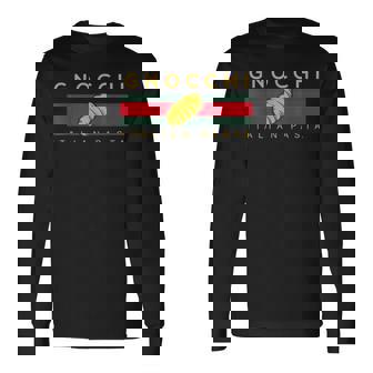 ニョッキヴィンテージクラシックイタリアンパスタ 長袖Tシャツ - Kawaiitshirt