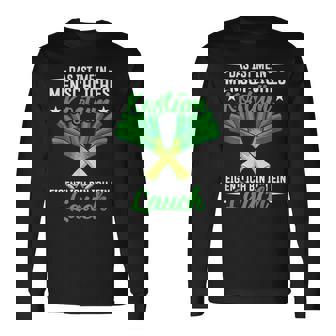 メンズ ネギ コスチューム ジム 風刺 パンパー ニッケルネギ 長袖Tシャツ - Kawaiitshirt