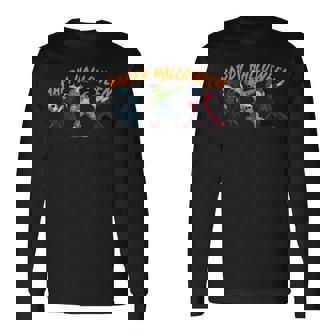 ハロウィンコスチューム ゾンビ ドラキュラ スケルトン ダブ キッズ ホラー 長袖Tシャツ - Kawaiitshirt