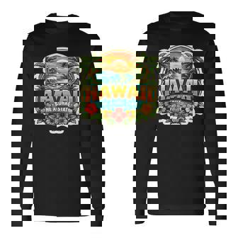 ハワイ アロハ州立大学 お土産 訪問者 記念品 ハワイアン 長袖tシャツ 長袖Tシャツ - Kawaiitshirt