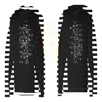 ハート ダイヤ クロス カラフル バリエーション 長袖tシャツ 長袖Tシャツ - Kawaiitshirt