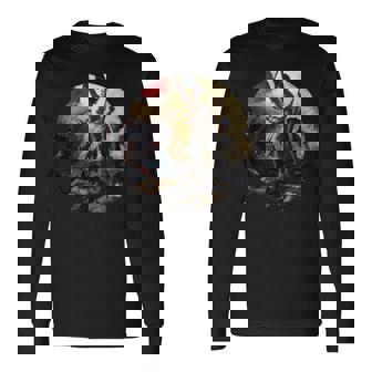 バスティーユを襲うフランス革命 パリ フランス 長袖Tシャツ - Kawaiitshirt