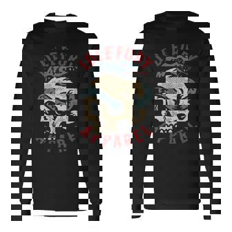 バック プリントを見る Idle Furykull &Nake ビンテージ クラシック スカル ヘビ タトゥー 長袖Tシャツ - Kawaiitshirt