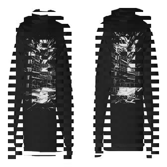 バレーボールのボールを描くバレーボーラー 長袖Tシャツ - Kawaiitshirt