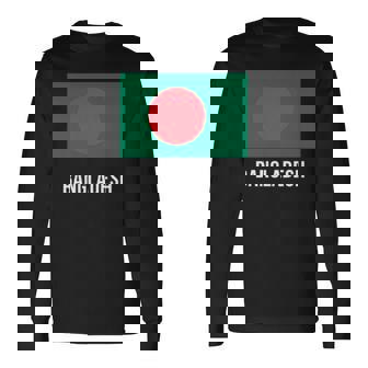 バングラデシュ バングラデシュ国旗 長袖tシャツ 長袖Tシャツ - Kawaiitshirt