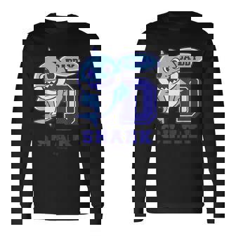 パパシャーク・レトロ・ベイシャーク・サメなかぞく・プレゼント・キッズ・メンズ・ウーマンズ 長袖Tシャツ - Kawaiitshirt